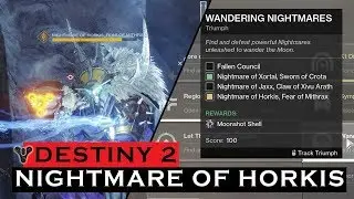 Destiny 2 Nightmare of Horkis, Fear of Mithrax Location