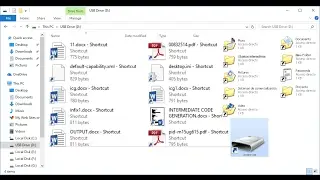 How to Delete Shortcut Virus from USB Pen Drive