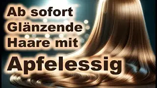 DIY Apfelessig Haarspülung für glänzende Haare! Reguliere den pH-Wert & Booste den Glanz!