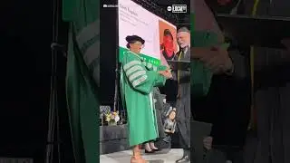 Crowd cheers as 72-year-old graduates college