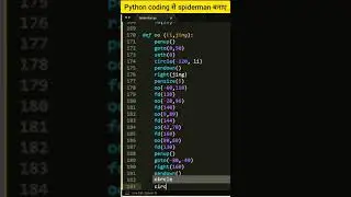 #python #create #spiderman 🔥🔥