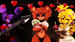 [SFM FNAF] ANIME WAIFU ANIMATRONICS Jump Love Sexy Jumpscare ANIMATRONICS POV