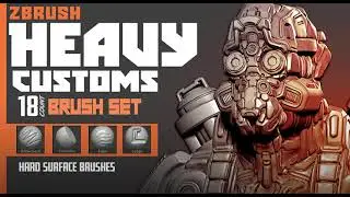 Heavy Customs: ZBrush Hard Surf Brushes