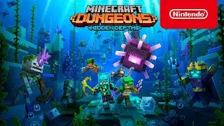 Minecraft Dungeons: Hidden Depths - Official Launch Trailer - Nintendo Switch