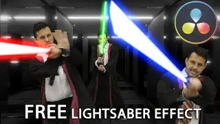 How To Create A Lightsaber Effect In Davinci Resolve 17 | Star Wars