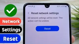 How to Reset network settings on Android Phone | Network setting Reset