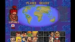 Super Street Fighter 2  NES - (Mugen) - {Akuma/Gouki} PLAYTHROUGH