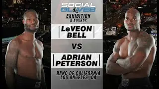 LeVeon Bell vs Adrian Peterson | Full Fight | Social Gloves 2