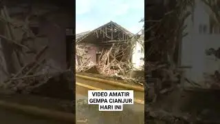 Detik-detik terjadinya gempa di cianjur yang terasa dari Bogor hingga kota Jakarta hari ini #gempa