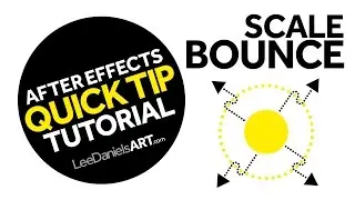 After Effects Tutorial | QUICK TIP | Scale Bounce