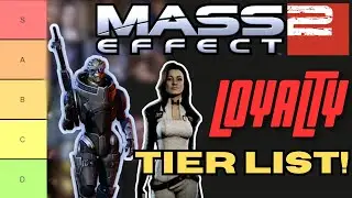 ULTIMATE Mass Effect 2 Companion Loyalty Tier List!