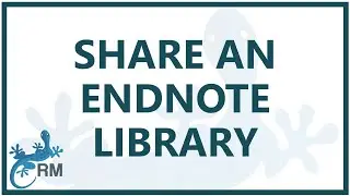 EndNote: how to share a library between collaborators