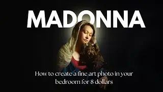 How to shoot a fine art photo in your bedroom for 8 dollars