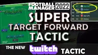 FM22 SUPER TARGET MAN TACTIC | JAMBO 3 | CURRENT TWITCH TACTIC | FM22 TACTICS