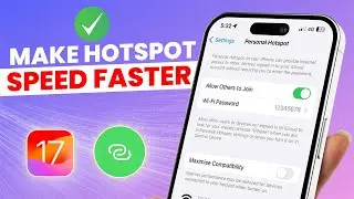 How to Make iPhone or iPads Hotspot Speed Faster | Make iPhone Hotspot Faster