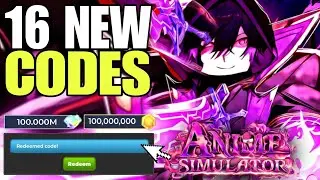 *NEW UPDATE* ROBLOX ANIME SIMULATOR CODES 2024 | ANIME SIMULATOR CODES | ANIME SIMULATOR CODE