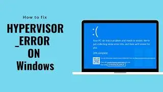 How to Fix Hypervisor Error In Windows || 5 EASY WAY