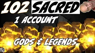 1ACCT | 102 SACRED OPENINGS - MASSIVE LEGENDARY SUMMONS - RAID SHADOW LEGENDS