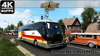 JAM LINER Trip to Lucena | Philippine Map mod & PH Bus mod | + Download link | ETS2 1.46