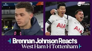 ITS AN HONOUR TO PLAY WITH SON | Brennan Johnson | West Ham 1-1 Tottenham | Premier League