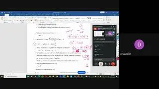 GED Math Live Online Class - 19th August 2024