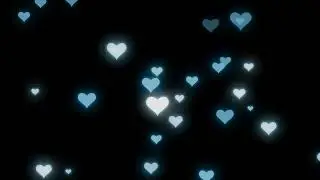 Heart Background Sky Blue | Heart Overlay | Love Background | HD Overlays | HD background