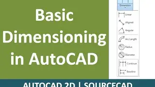 Basic dimensioning in AutoCAD