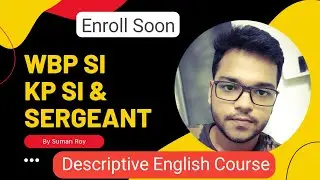 Online Descriptive English Course - 2022 Main Exams - WBP SI - KP SI & Sergeant - Wireless Operator