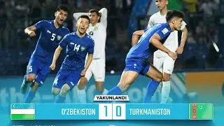 Ozbekiston U23 - Turkmaniston U23. Minimal Galaba. Osiyo Kubogi U23 1-Tur. 01.06.2022