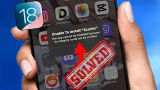 Fixed ✅ This App Cannot be Install because its integrity Could not be Verified On iOS 18 / iPhone !!