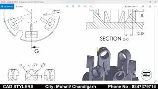 How to make 3D modelling in Solid Works - Exercise 14 II circular pattern in Solid Works