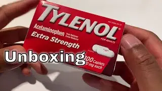 Tylenol extra strength Unboxing