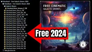 Free Sample Pack - 20 FREE Galactic Drones By Ghosthack || 2024