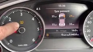 VW Touareg TPMS Warning Light Reset