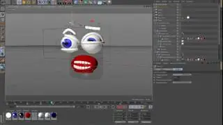 Уроки Cinema 4D:CINEMA 4D риг, морф, XPresso глаз