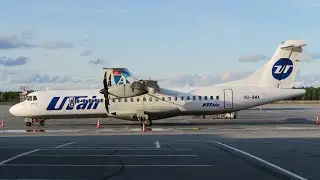 ATR 72-500 а/к Utair | Рейс Сургут - Тюмень