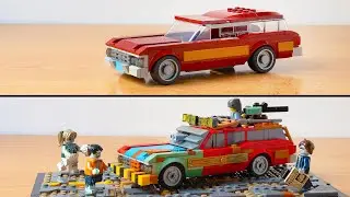 LEGO Zombie Apocalypse Station Wagon Car MOC