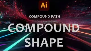 Compound Path vs Compound Shape explained easy for beginners. Illustrator Tutorial basics