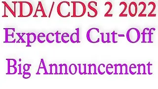 NDA/CDS 2 2022 FINAL PREDICTED CUT OFF