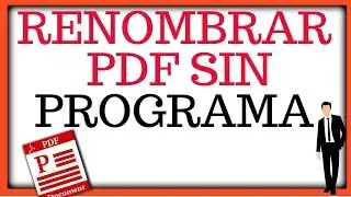 Como RENOMBRAR PDF en lote sin PROGRAMAS I   ✅