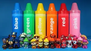 Paw Patrol Learn Colors with Crayon Surprises for Kids