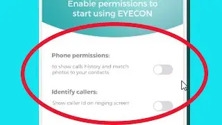 Eyecon Fix Phone Permission Identity callers Problem Solve