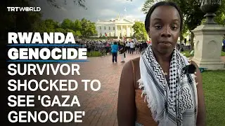 Rwanda genocide survivor protests outside White House to denounce ‘Gaza genocide’