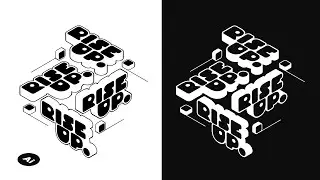 SUPER SIMPLE 3D Isometric Text Effect ADOBE ILLUSTRATOR