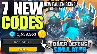 *NEW UPDATE* ROBLOX TOWER DEFENSE SIMULATOR CODES 2024 | TOWER DEFENSE SIMULATOR CODE