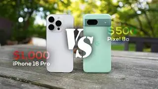 iPhone 16 Pro versus Pixel 8a camera review