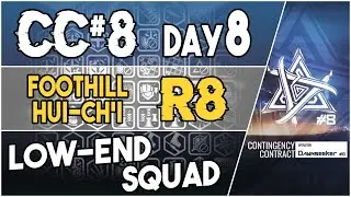 CC#8 Daily Stage 8 - Foothill Hui-chi Risk 8 | Low End Squad |【Arknights】