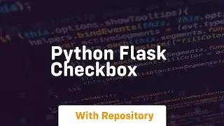 python flask checkbox