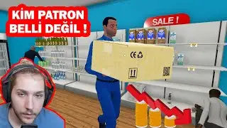 MARKETE DEPO GÖREVLİSİ ALDIM BENİ BATIRIYORDU ! SUPERMARKET SIMULATOR (3. BÖLÜM)