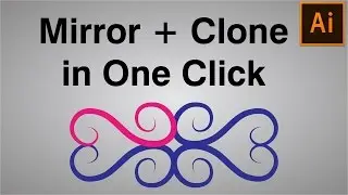 How to Duplicate & Flip objects in One Click | Illustrator Tips and Tricks